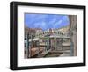 Rialto Dall'Altro Lato-Guido Borelli-Framed Giclee Print