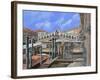 Rialto Dall'Altro Lato-Guido Borelli-Framed Giclee Print