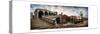 Rialto - Grand Canal Panorama-Danny Head-Stretched Canvas