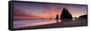 Rialto Sunset - Panorama-Michael Blanchette Photography-Framed Stretched Canvas