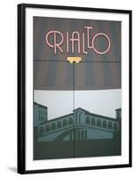 Rialto-Perry King-Framed Serigraph