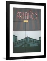 Rialto-Perry King-Framed Serigraph