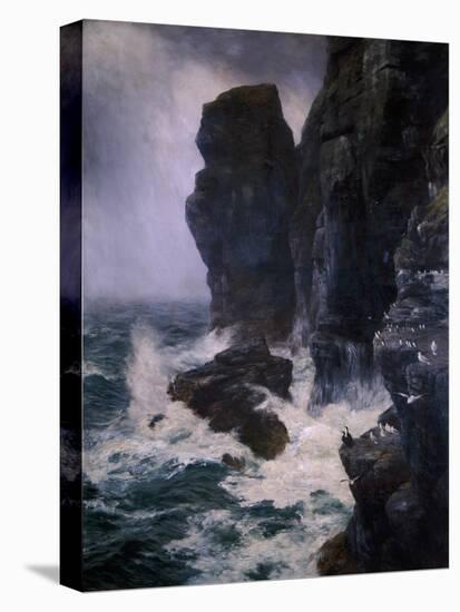 Ribbed and Paled in by Rocks Unscaleable, 1885-Peter Graham-Stretched Canvas
