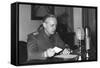 Ribbentrop Broadcasting-null-Framed Stretched Canvas