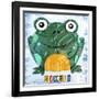 Ribbit the Frog-Design Turnpike-Framed Giclee Print