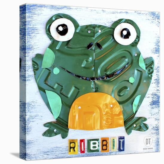 Ribbit the Frog-Design Turnpike-Stretched Canvas