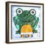 Ribbit the Frog-Design Turnpike-Framed Giclee Print