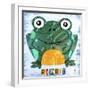 Ribbit the Frog-Design Turnpike-Framed Giclee Print