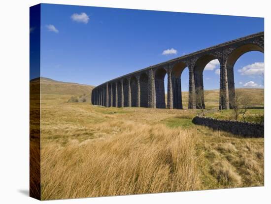 Ribblehead Railway Viaduct on Settle to Carlisle Rail Route, Yorkshire Dales National Park, England-Neale Clark-Stretched Canvas
