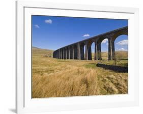 Ribblehead Railway Viaduct on Settle to Carlisle Rail Route, Yorkshire Dales National Park, England-Neale Clark-Framed Photographic Print