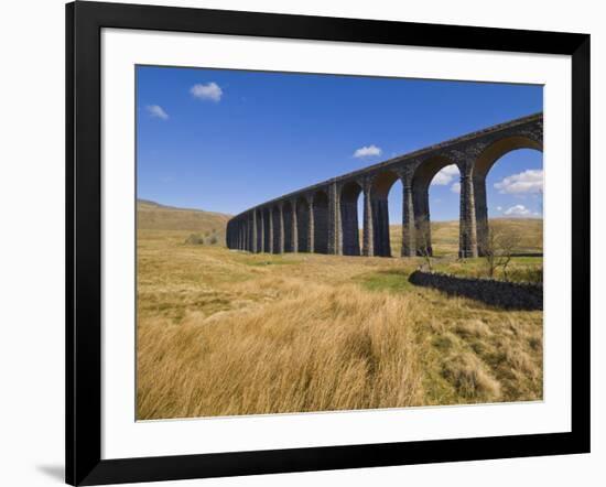 Ribblehead Railway Viaduct on Settle to Carlisle Rail Route, Yorkshire Dales National Park, England-Neale Clark-Framed Photographic Print