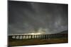 Ribblehead Viaduct, Sunset, Yorkshire Dales National Park, Yorkshire, England, United Kingdom-Bill Ward-Mounted Photographic Print