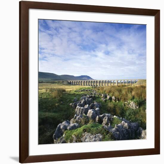 Ribblehead Viaduct Yorkshire, England.-Joe Cornish-Framed Photo