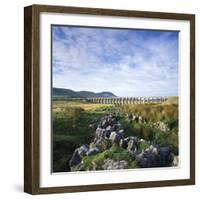 Ribblehead Viaduct Yorkshire, England.-Joe Cornish-Framed Photo