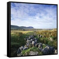 Ribblehead Viaduct Yorkshire, England.-Joe Cornish-Framed Stretched Canvas