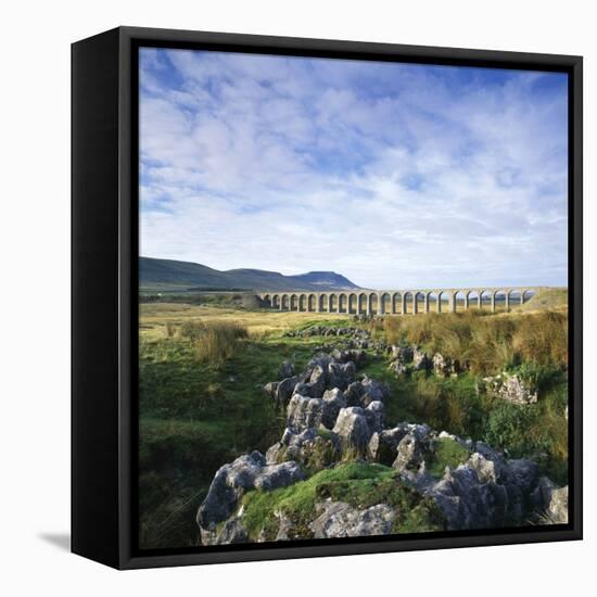 Ribblehead Viaduct Yorkshire, England.-Joe Cornish-Framed Stretched Canvas