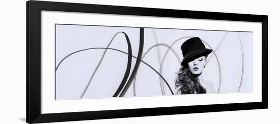 Ribbon Girl-Kevin Calaguiro-Framed Premium Giclee Print