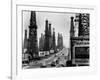 Ribbon of Highway Passing the Signal Hill Oil Field Near Long Beach-Andreas Feininger-Framed Photographic Print