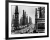 Ribbon of Highway Passing the Signal Hill Oil Field Near Long Beach-Andreas Feininger-Framed Photographic Print