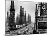 Ribbon of Highway Passing the Signal Hill Oil Field Near Long Beach-Andreas Feininger-Mounted Photographic Print