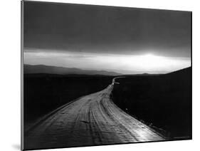 Ribbon of Road Leading Toward the Sunset-Peter Stackpole-Mounted Photographic Print