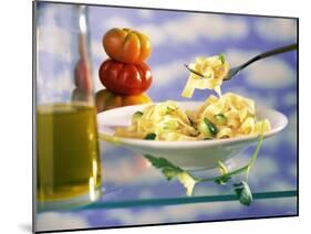 Ribbon Pasta with Courgettes-Ulrike Koeb-Mounted Photographic Print