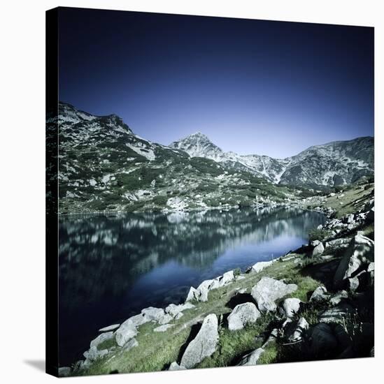 Ribno Banderishko Lake in Pirin National Park, Bansko, Bulgaria-null-Stretched Canvas