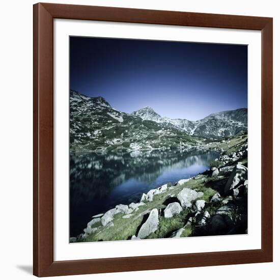 Ribno Banderishko Lake in Pirin National Park, Bansko, Bulgaria-null-Framed Photographic Print