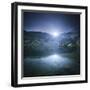 Ribno Banderishko Lake with Setting Sun, Pirin National Park, Bulgaria-null-Framed Photographic Print