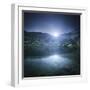 Ribno Banderishko Lake with Setting Sun, Pirin National Park, Bulgaria-null-Framed Photographic Print