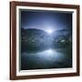 Ribno Banderishko Lake with Setting Sun, Pirin National Park, Bulgaria-null-Framed Photographic Print