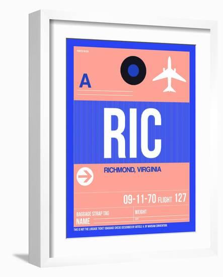 RIC Richmond Luggage Tag II-NaxArt-Framed Art Print