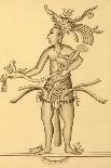 Spanish Explorer Drawings Of Mayan People From Archaeology-Ricardi Almendariz-Art Print