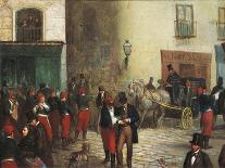 Students in the City, 1864-Ricardo Balaca-Framed Giclee Print