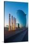 Ricardo Bofill Sculptures at a Hotel, W Barcelona, Barcelona, Catalonia, Spain-null-Stretched Canvas