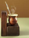 Utensils for Chimarrao: Silver Straw, Infusing Bowl-Ricardo De Vicq De Cumptich-Mounted Photographic Print