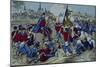 Ricciotti Garibaldi Brings the Flag of the 61 Regiment of Pomeranian-null-Mounted Premium Giclee Print