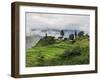 Rice Fields and Terraces Spread Out in All Areas Between the Mountains, Bhutan-Tom Norring-Framed Photographic Print