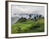 Rice Fields and Terraces Spread Out in All Areas Between the Mountains, Bhutan-Tom Norring-Framed Photographic Print