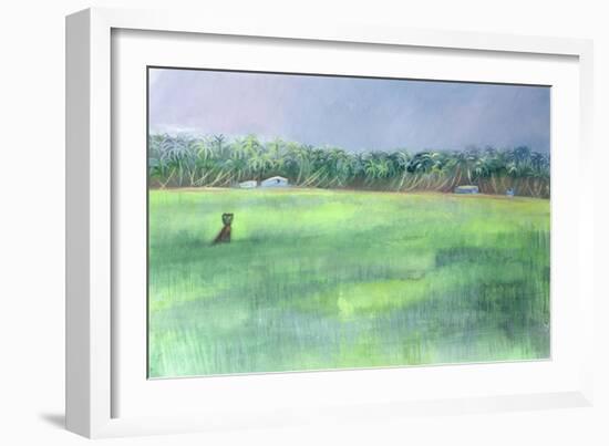 Rice Fields, Goa, India, 1997-Sophia Elliot-Framed Giclee Print
