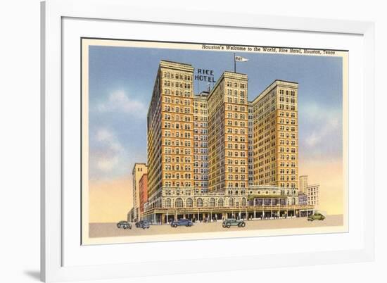 Rice Hotel, Houston, Texas-null-Framed Art Print