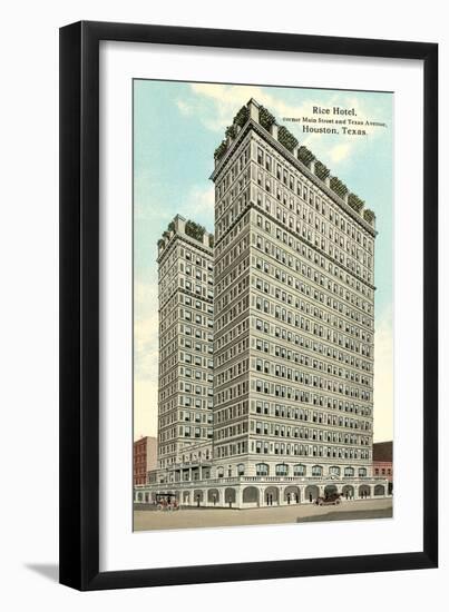 Rice Hotel, Houston-null-Framed Art Print