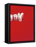 Rice in Take-Away Containers - Conde Nast Collection-null-Framed Stretched Canvas
