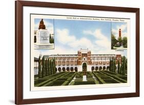 Rice Institute, Houston, Texas-null-Framed Premium Giclee Print