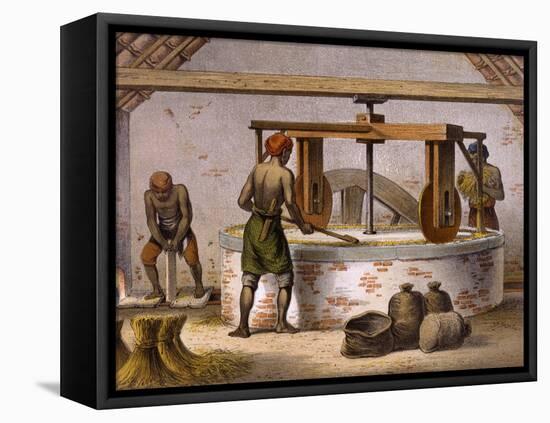 Rice Mill, Java-JC Rappard-Framed Stretched Canvas