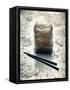 Rice Noodles and Chopsticks (Asia)-Hermann Mock-Framed Stretched Canvas