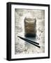 Rice Noodles and Chopsticks (Asia)-Hermann Mock-Framed Photographic Print