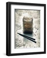 Rice Noodles and Chopsticks (Asia)-Hermann Mock-Framed Photographic Print