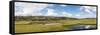 Rice Paddy Fields on Rn7 (Route Nationale 7) Near Ambatolampy in the Central Highlands, Madagascar-Matthew Williams-Ellis-Framed Stretched Canvas