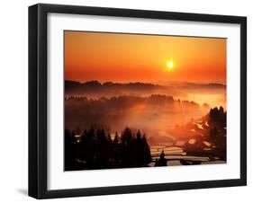 Rice Terrace at Dawn-null-Framed Photographic Print